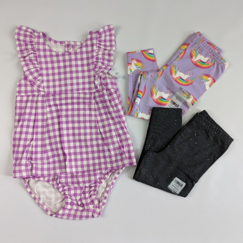 Carter's Toddler Girls 24 Month 3 piece bundle, New